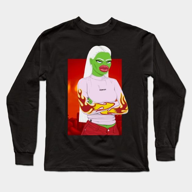 Planet Hell #3 Long Sleeve T-Shirt by SeanBrendog